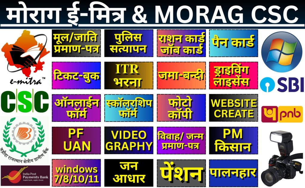 banner design for emitra shop​